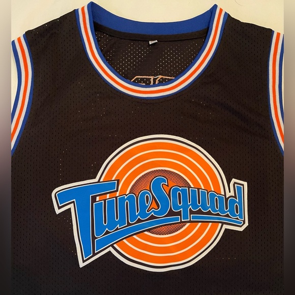 Men’s Space Jam “Tune Squad” Michael Jordan Black Basketball Jersey - Picture 6 of 10